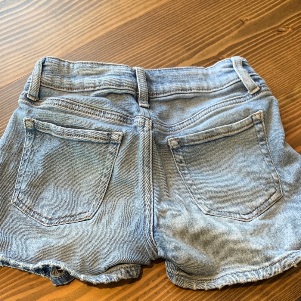 art class Light Blue Distressed Denim Kids Shorts - Picture 3 of 3